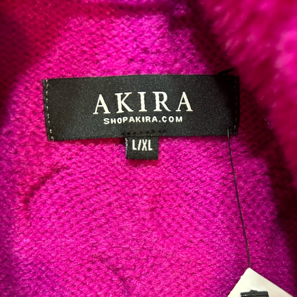 Akira Hot Pink Fur Coat/ Sweater cardigan - Picture 13 of 15